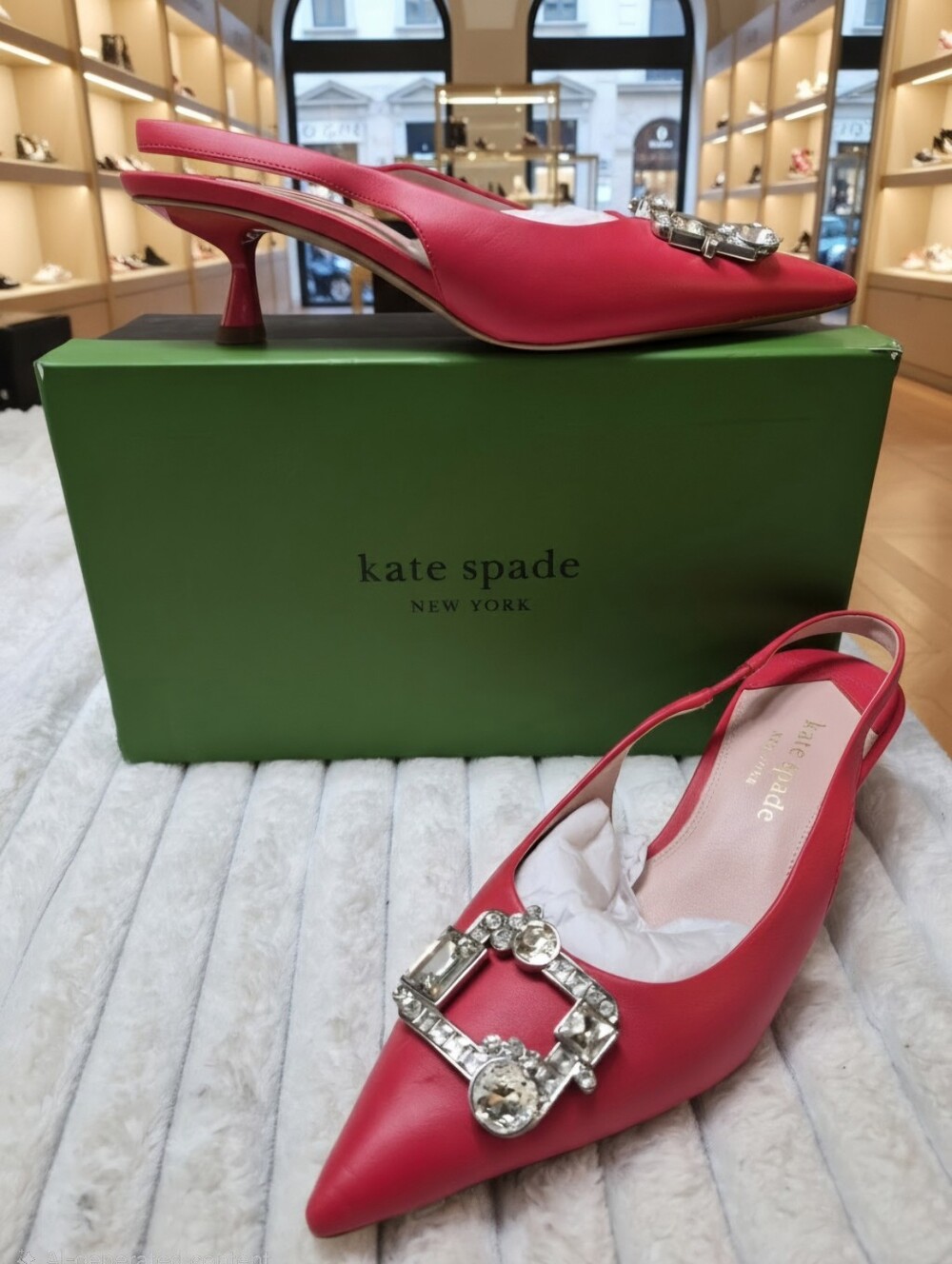 KATE SPADE RENATA SLINGBACK PUMPS WOMEN'S SZ 8.5 B NWB $298